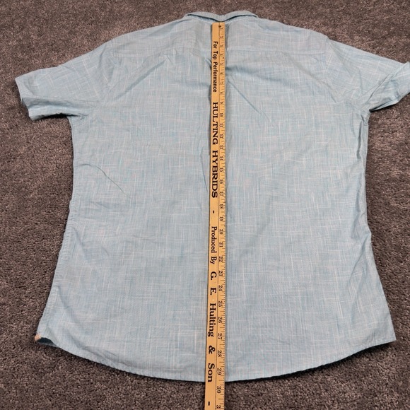 Kuhl Shirt Mens L Light Blue Karib 7259 Button Up Outdoor Hiking Wicking Light - Picture 8 of 8